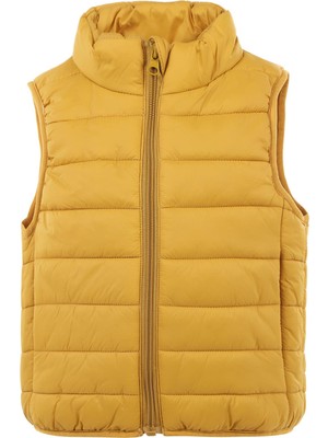 Civil Boys Ray Desenli Parlak 2-5 Yaş Yelek - Hardal 4-5 Yaş