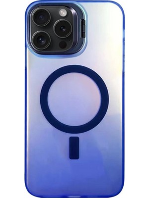 iPhone 15 Pro Primera Magsafe Standlı Kapak - LACIVERT-(5796) - EMTHBA7815-1390