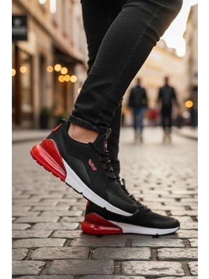 Enoch Erkek Spor Ayakkabı Topuk Destekli Sneaker Fileli Rahat Yürüyüş ve Koşu Modeli