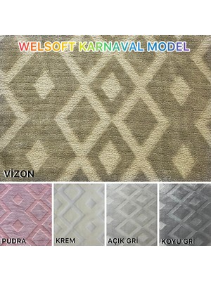 Karnaval Model Welsoft Yumuşak Kış Aylarının Vazgeçilmez Yatak Koruyucu Örtüsü - Krem - 190X200