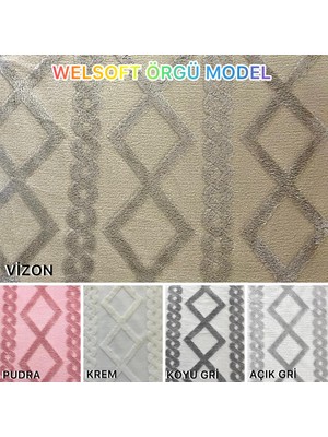 Örgü Model Welsoft Yumuşak Kış Aylarının Vazgeçilmez Yatak Koruyucu Örtüsü - Koyu Gri - 160X200