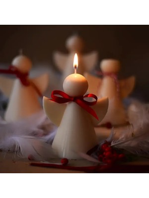 Craftto Yılbaşı Perisi Melek Silikon Mum Kalıbı