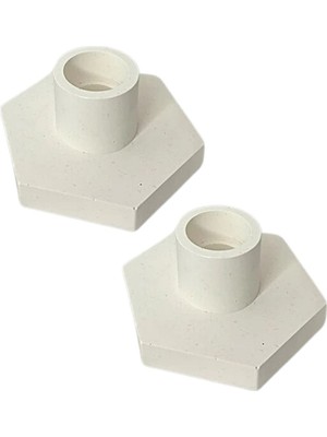 Genel Şamdan Dekoratif Beton Mumluk 2’li Set
