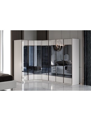 Doressa Modd 7 Kapılı Köşe Gardırop