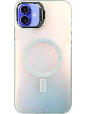 iPhone 16 Plus Kılıf Primera Magsafe Standlı Kapak - BEYAZ-(5796) - EMTHBA4467-2921