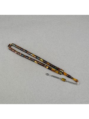 Lapisdo Arizona Katalin Alpaka Püskül Kesme Kesim 7X10MM Tesbih- Sedefli