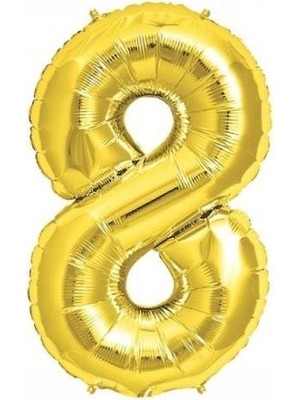 İlk El Grup Altın Sarısı Folyo Rakam Balon