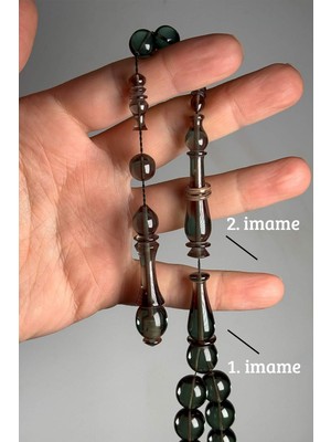 Tesbihkenti Tamamen Özel Çalışma Büyük Boy Ateş Kehribar Tesbih