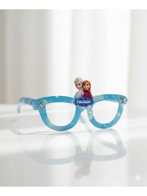 Elsa Temalı Kağıt Gözlük 6 Adet Parti Gözlüğü