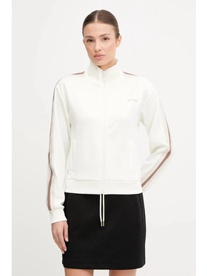 Guess Yarrow Kadın Krem Aktif Scuba  Eşofman  Üstü V5GQ18KCRU2-A10F