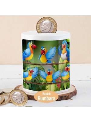 Asilmeydan Heyecanlı Renkli Papağan Para Birikim Kumbarası-1308-25305
