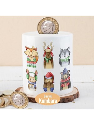 Asilmeydan Sevimli Vahşi Hayvan Arkadaşlar Para Birikim Kumbarası-2147723