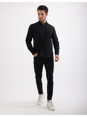 Citra Premium Dokulu Flam Keten Smart Casual Erkek Gömlek