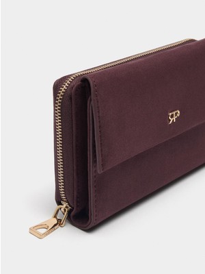 Parfois Kapaklı Deri Efektli Cüzdan