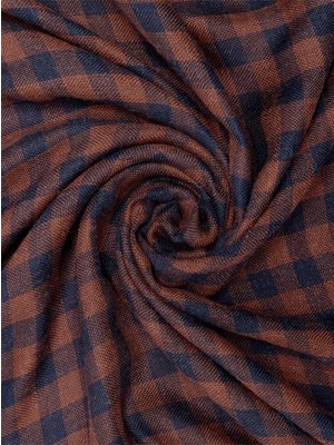 Parfois Yünlü Jakarlı Kare Desenli Şal