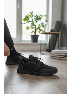 Enoch Erkek Lastikli Günlük Spor Ayakkabı Kapitone Desenli Sneaker Ofis ve Yürüyüş Modeli