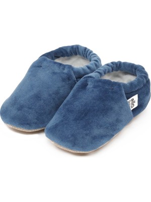 Ella Bonna Kadife Bebek Patiği, Kaydırmaz Taban, Kreş Ayakkabısı Patik