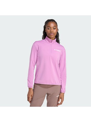 Adidas TERREX JD3946 Terrex Multi CLIMAWARM Yarım Boy Fermuarlı Teknik Polar Üst