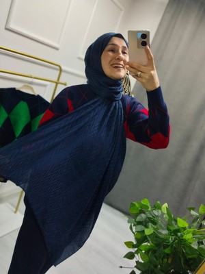 Nisa Butik Giyim Pamuklu Jakarlı Şal