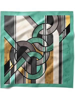 Hawwa Sonsuz Bağ Desenli Bandana Fular V322