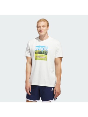 Adidas Performance KC9260 Hoop Sanctuary Graphic Tişört