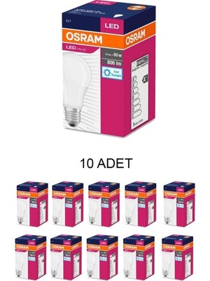 Osram LED Value Ampul Beyaz Işık 8.5 W 60 Watt