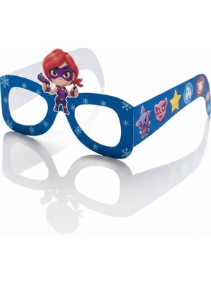 Brawl Stars Temalı Kağıt Gözlük 6 Adet Parti Gözlüğü