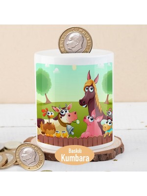 Asilmeydan Bahçede Sevecen Hayvanlar Para Birikim Kumbarası-1196-698