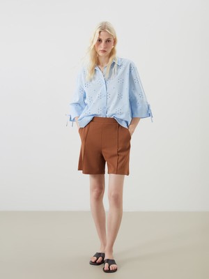 Lc Waikiki Yeni Sezon Beli Lastikli Kadın Şort