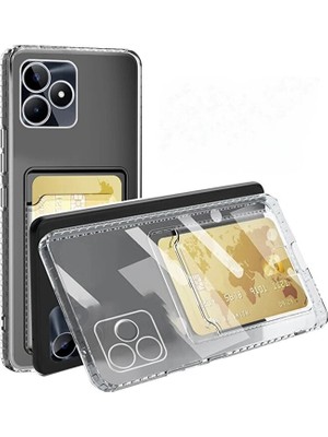 Genel Tedarik Realme Note 50 4g Kılıf Kart Şeffaf Silikon - ŞEFFAF-(5796) - EMTHBA3298-2357