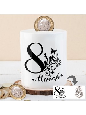 Asilmeydan 8 Mart Dünya Kadınlar Günü Para Birikim Kumbarası-kb45676