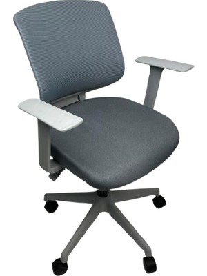 Goldsit Piccolo Çalışma Koltuğu 500 Gp - Gri Plastik (Gri File - Gri Kumaş)