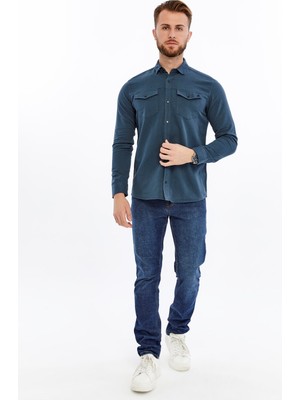 Citra Premium Dokulu Gabardin Kot Trend Erkek Gömlek