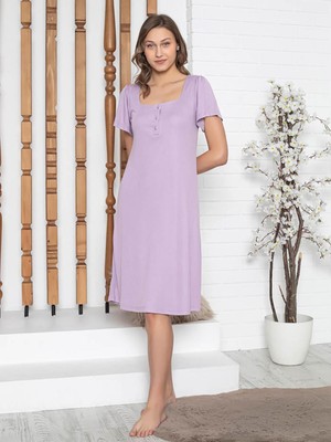 Limissi Imissi Pervazlı Atlet Yaka  Pijama Takımı - Lila Xs / M