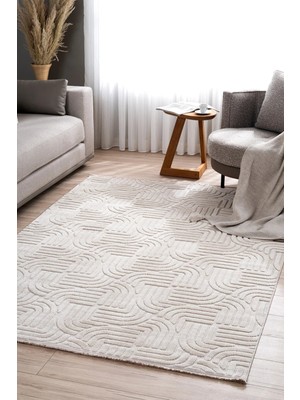 Lisbon Iskandinav Tarz Halı A1761B Bej