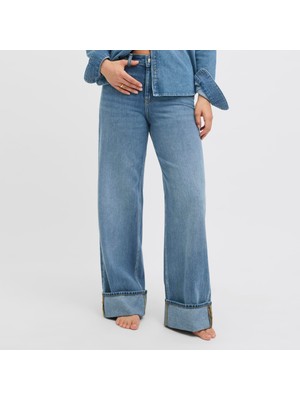 Jack & Jones Kadin Wide Fit Jean - Tokyo