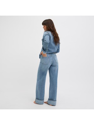 Jack & Jones Kadin Wide Fit Jean - Tokyo