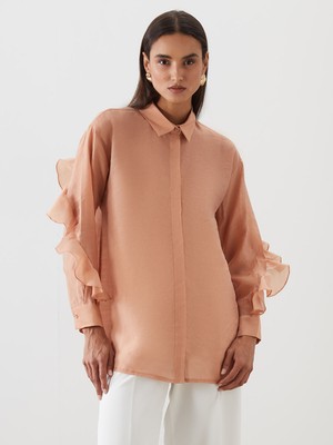 Lc Waikiki Yeni Sezon Fırfırlı Kadın Gömlek Tunik