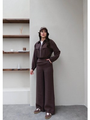 Esra Helvacı Bomber Ceket Pantolon Takım