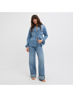 Jack & Jones Kadin Wide Fit Jean - Tokyo