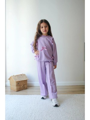 bebexy Fiyonk Detaylı Eşofman Takımı Mor