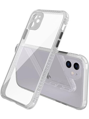 Genel Tedarik iPhone 12 Kılıf Miami Şeffaf Silikon - ŞEFFAF-(5796) - EMTHBA2511-5946