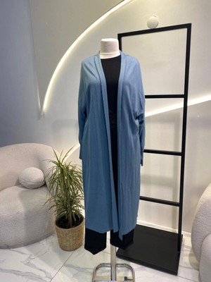 Tığ Triko Uzun Hırka