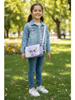 Mojo Bebek Chimola Kız Çocuk Cute Bear Kalem Çantası Mor