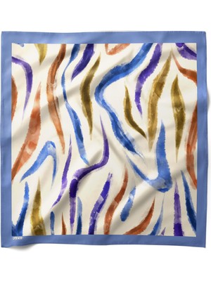 Hawwa Dalga Izleri Desenli Bandana Fular V325