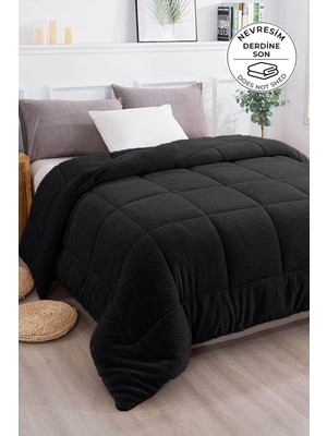 Evlen Home Collection Ultra Yumuşak Çift Taraflı Wellsoft Peluş Yorgan Çift Kişilik (Battaniye / Nevresim) 200x220 Cm