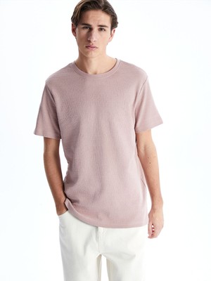 Lc Waikiki Yeni Sezon Bisiklet Yaka Penye Erkek Tişört