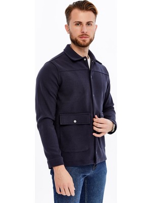 Citra Premium Kaşe Dokulu Cepli Erkek Gömlek