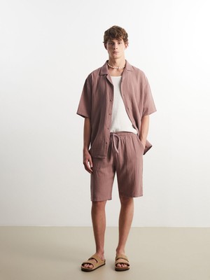 Lc Waikiki Yeni Sezon Rahat Kalıp Erkek Müslin Şort