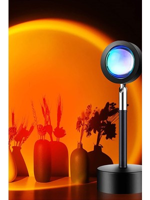 Gampus Gün Işığı Fotoğraf Çekimi Sunset Gökkuşağı Gün Batımı Gece Lambası